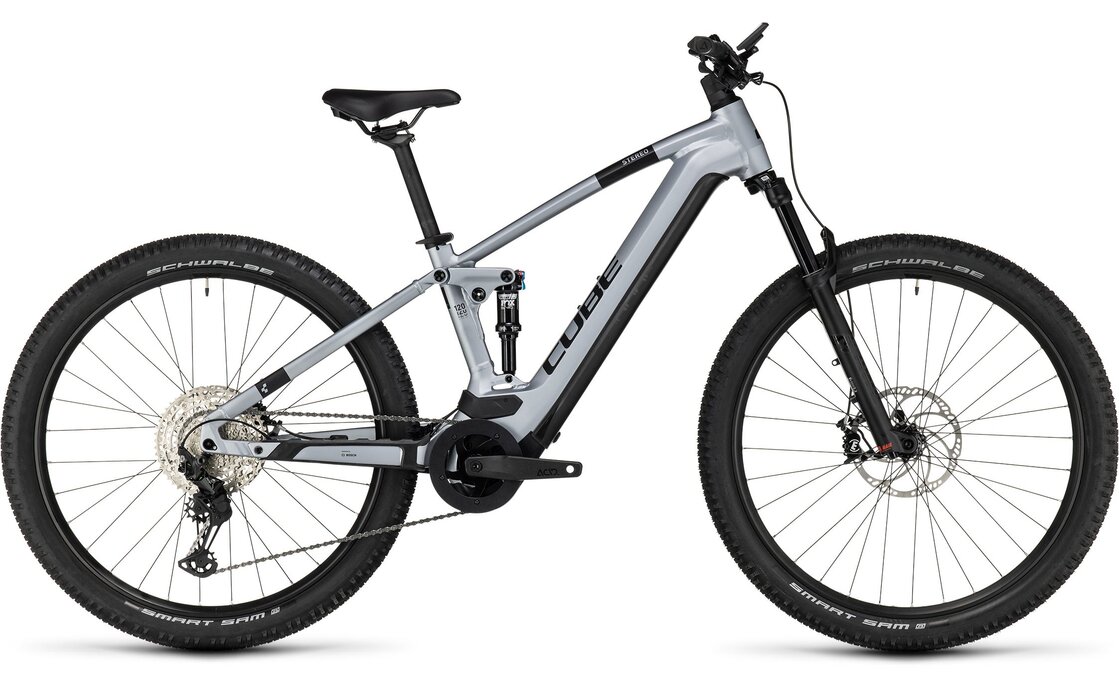 Cube Stereo Hybrid 120 Race 625 E-Bike 2023 Silver