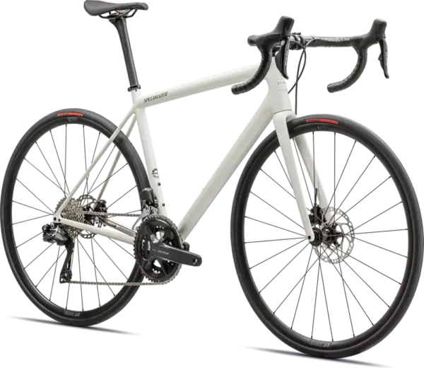 Specialized Aethos Comp - Shimano 105 Di2 - Gloss Dune White - Metallic Spruce 2025