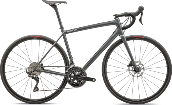 Specialized Aethos Sport - Shimano 105 - Gloss Fog Tint Carbon - Dune White
